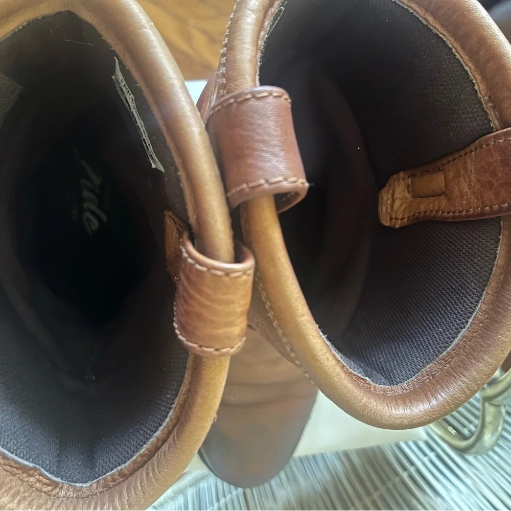 Rocky Men's Brown Leather Pull-On Work Boots
